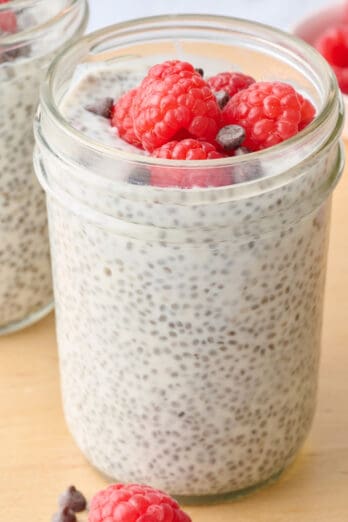 Yogurt chia pudding recipe.