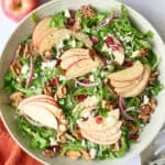 Apple walnut salad recipe.