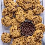 Banana oatmeal cookies recipe.