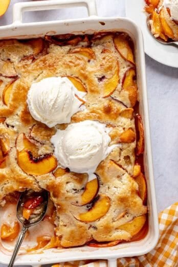 Peach cobbler recipe.