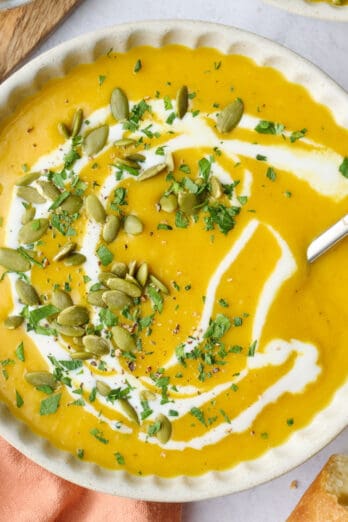 Best curried butternut squash soup recipe.