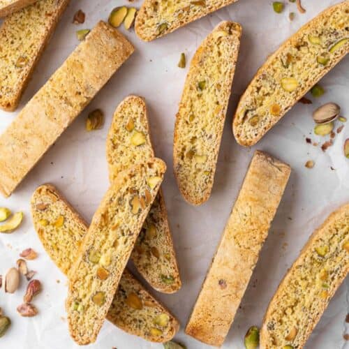 Pistachio biscotti recipe.