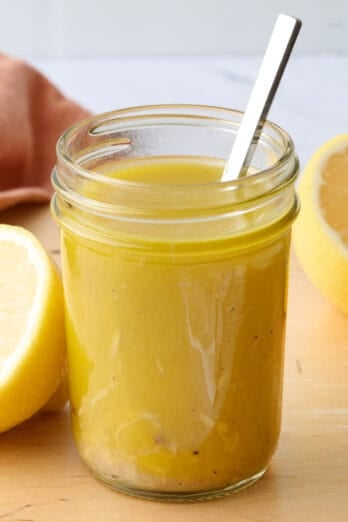 Easy lemon vinaigrette recipe.
