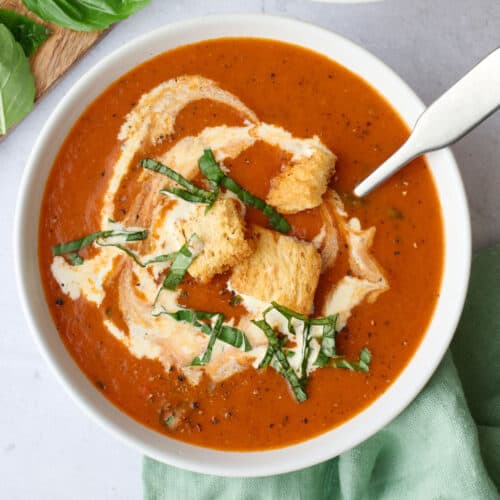 Easy tomato soup recipe.