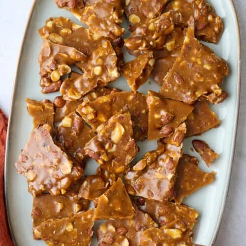 How to make almond brittle recipe.