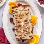 Easy cranberry orange bread recipe.