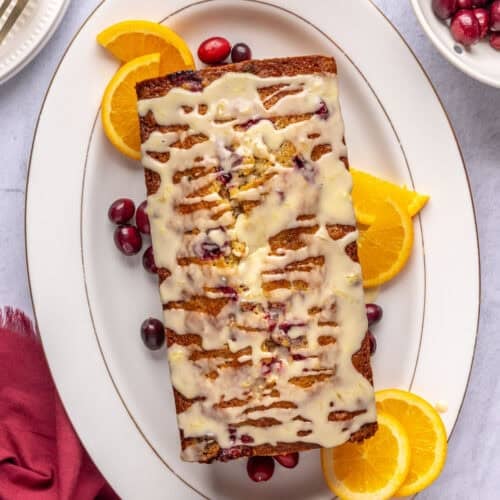 Easy cranberry orange bread recipe.