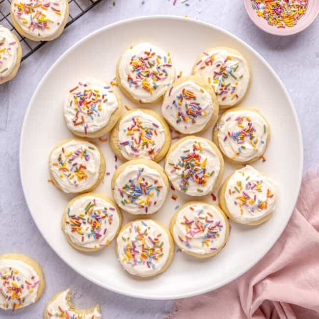 Homemade Lofthouse sugar cookies recipe.