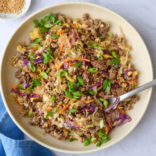 Best egg roll in a bowl recipe.