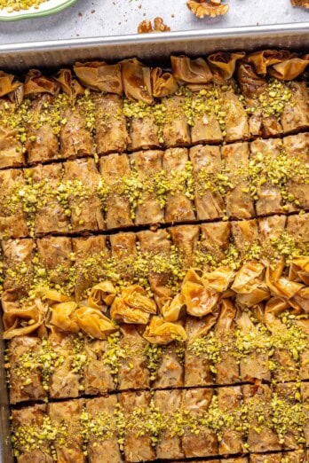 Burma baklava rolls recipe.