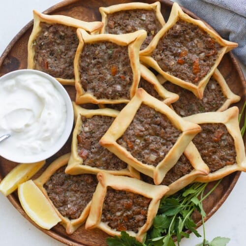 Lebanese meat pies recipe.
